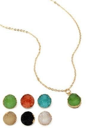 Druzy Stone Necklace