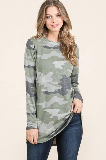 Camo Long Sleeve Tee